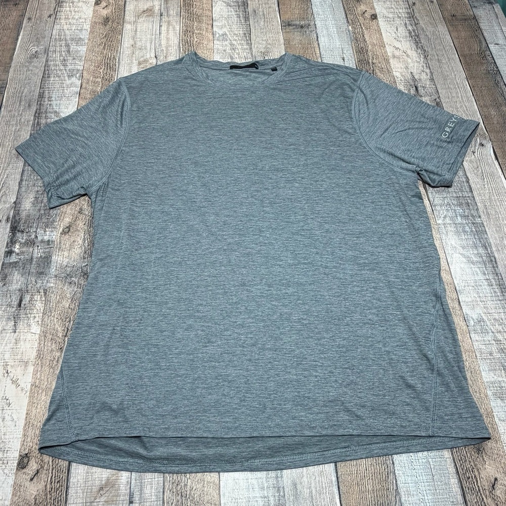 Greyson Sport Performance T Shirt Men's 2XL Gray Athletic Golf Performance Wolf